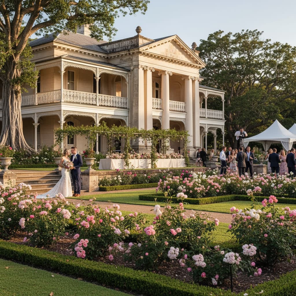 Historic mansion estate wedding venue